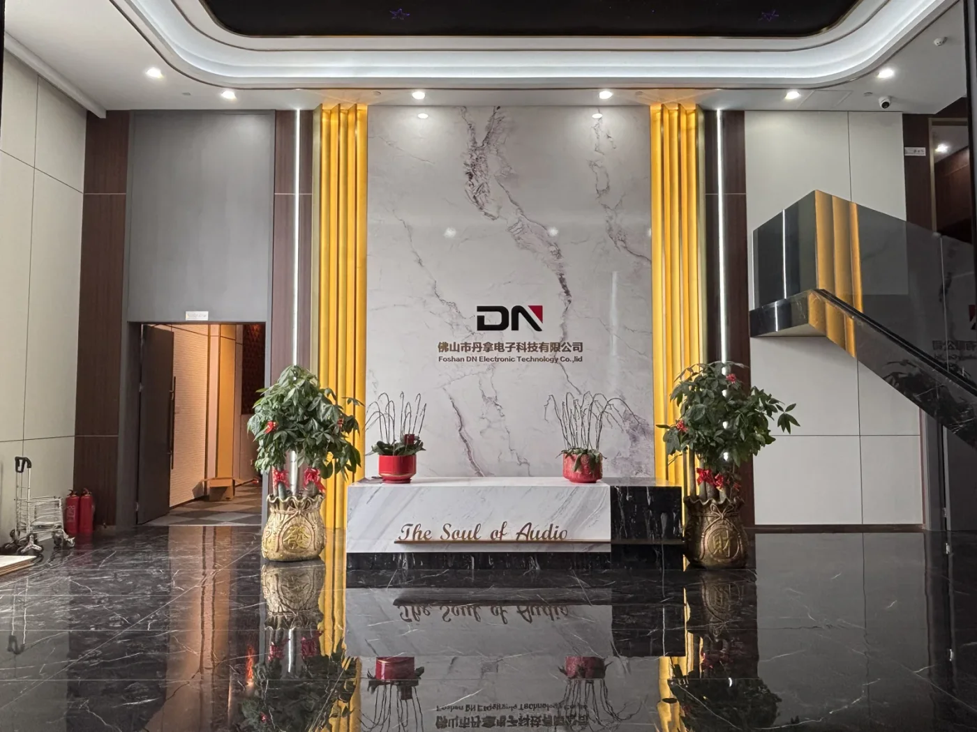 DN Audio factory reception in Foshan